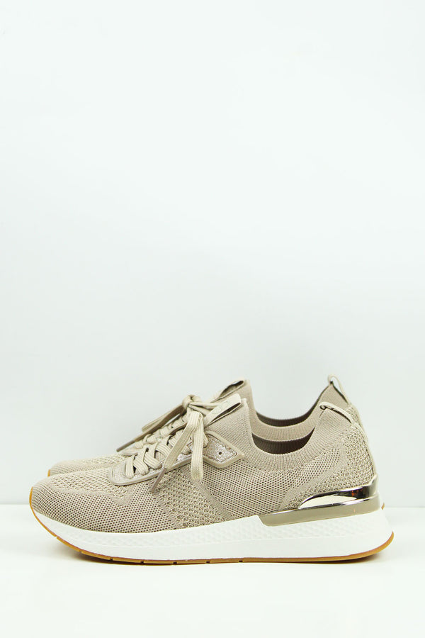 SNEAKERS BEIGE STRINGATE 1-23712-42