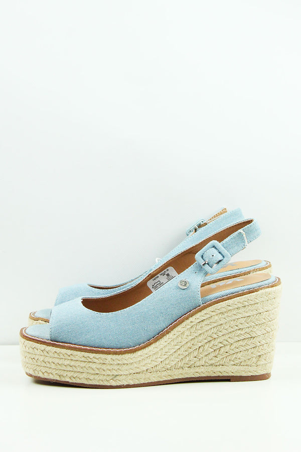 SANDALI DENIM CON ZEPPA 142789